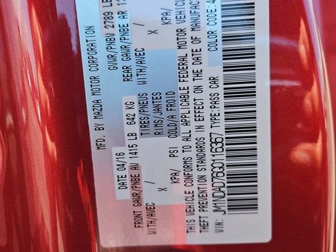 Used 2016 MAZDA MX-5 Miata Grand Touring image 26