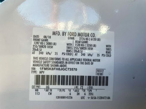 Used 2018 Ford Explorer Limited AWD/4WD image 45