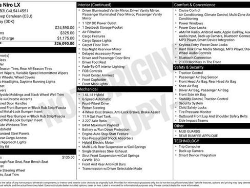 Used 2020 Kia Niro LX image 49