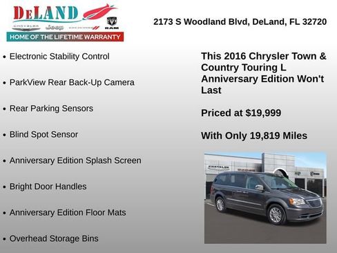 Used 2016 Chrysler Town & Country Touring-L FWD image 24