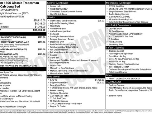 Used 2021 RAM 1500 Tradesman w/ Popular Equipment Group RWD image 13