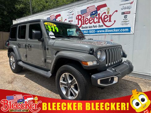 Used 2022 Jeep Wrangler Unlimited Sahara AWD/4WD image 1