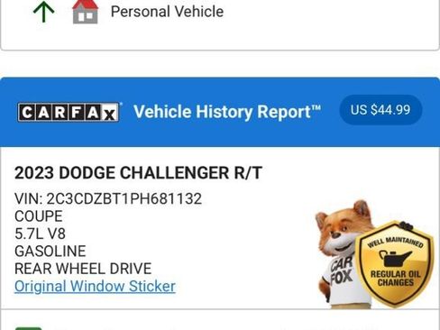 Used 2023 Dodge Challenger R/T w/ Blacktop Package image 5