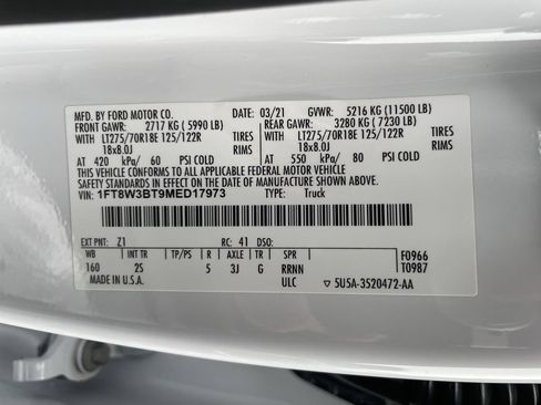 Used 2021 Ford F350 XLT w/ XLT Premium Package image 45