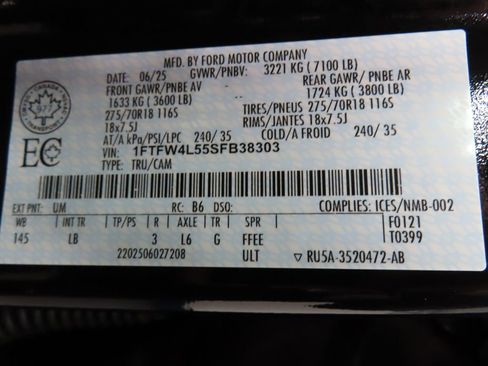 Used 2025 Ford F150 Tremor AWD/4WD image 63
