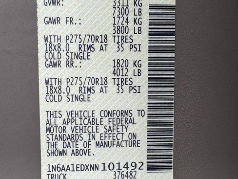 Used 2022 Nissan Titan PRO-4X w/ Pro-4x Convenience Package AWD/4WD image 49