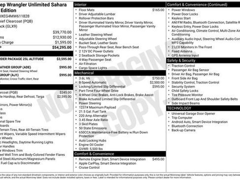 Used 2021 Jeep Wrangler Unlimited Sahara image 38