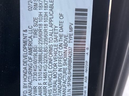 Used 2024 Honda Odyssey EX-L image 10