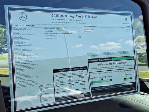 New 2025 Mercedes-Benz Sprinter 2500 image 22