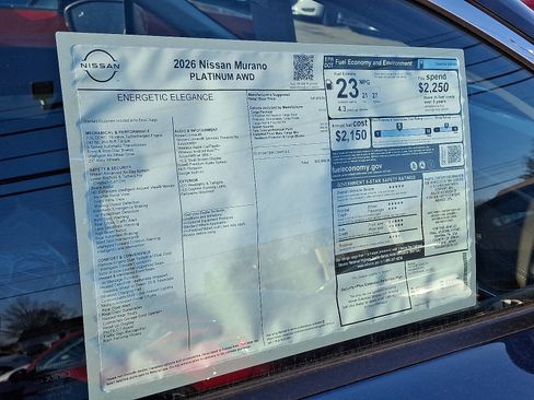 New 2026 Nissan Murano Platinum w/ Cargo Package image 5