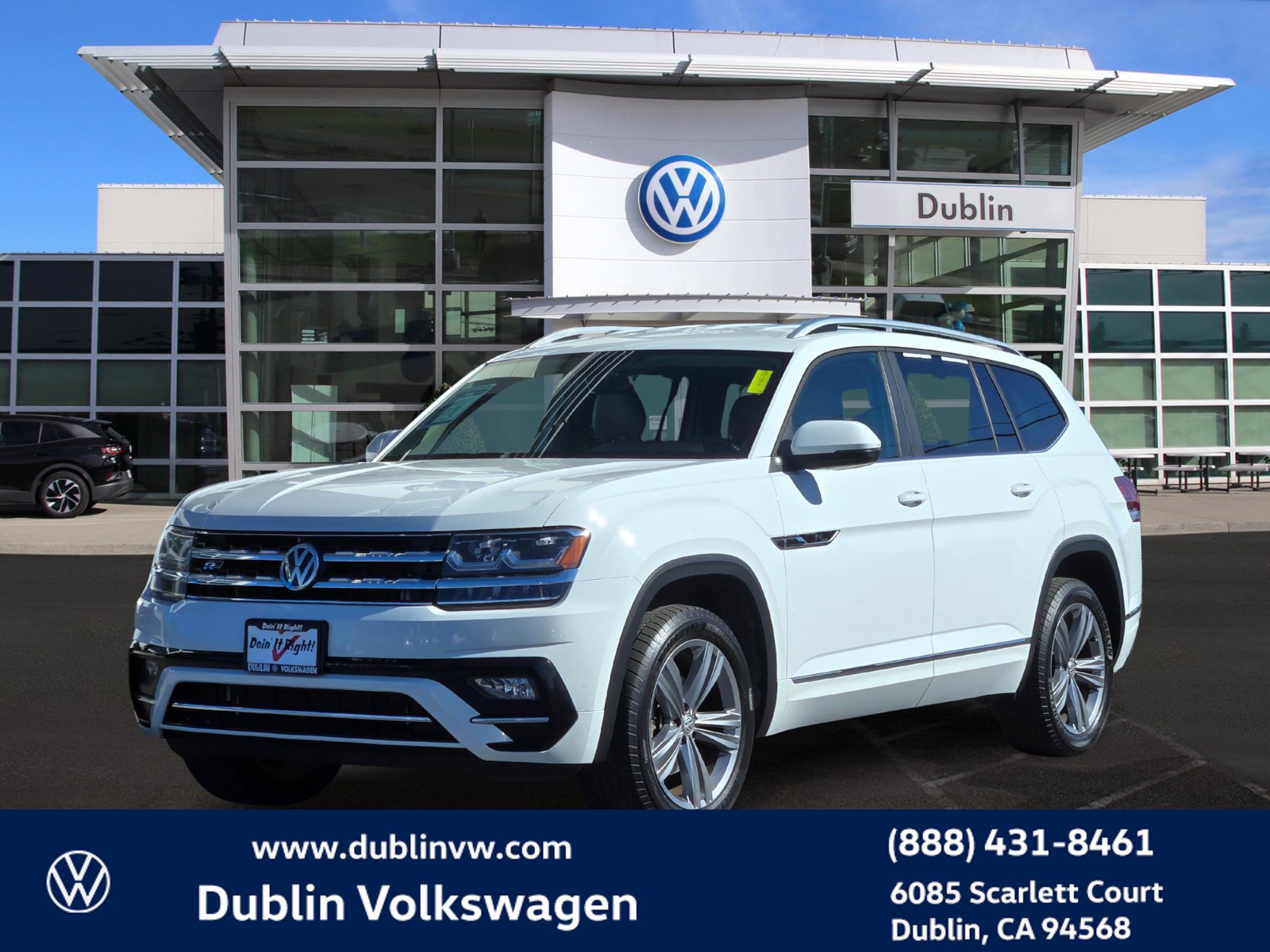 Used 2018 Volkswagen Atlas SE w/ R-Line Package AWD/4WD image 8