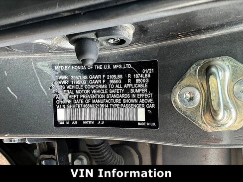 Used 2021 Honda Civic EX image 18