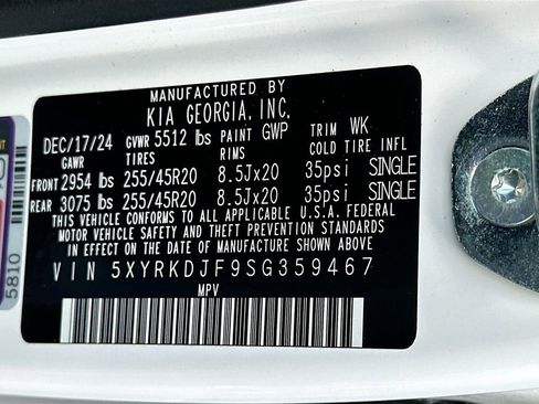 Certified 2025 Kia Sorento SX Prestige w/ Olive Brown Leather Package image 34