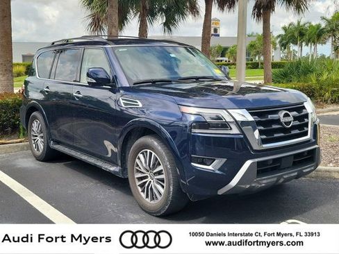 Used 2023 Nissan Armada SL w/ Captain's Chairs Package AWD/4WD image 1