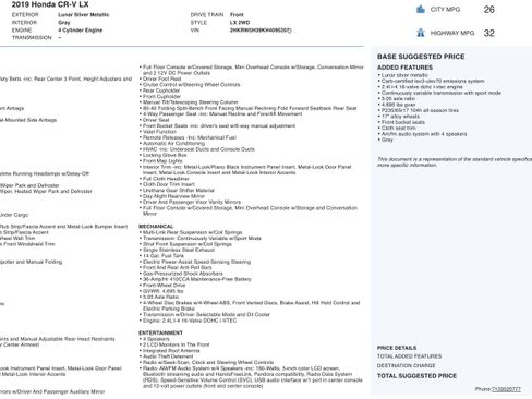 Used 2019 Honda CR-V LX image 4