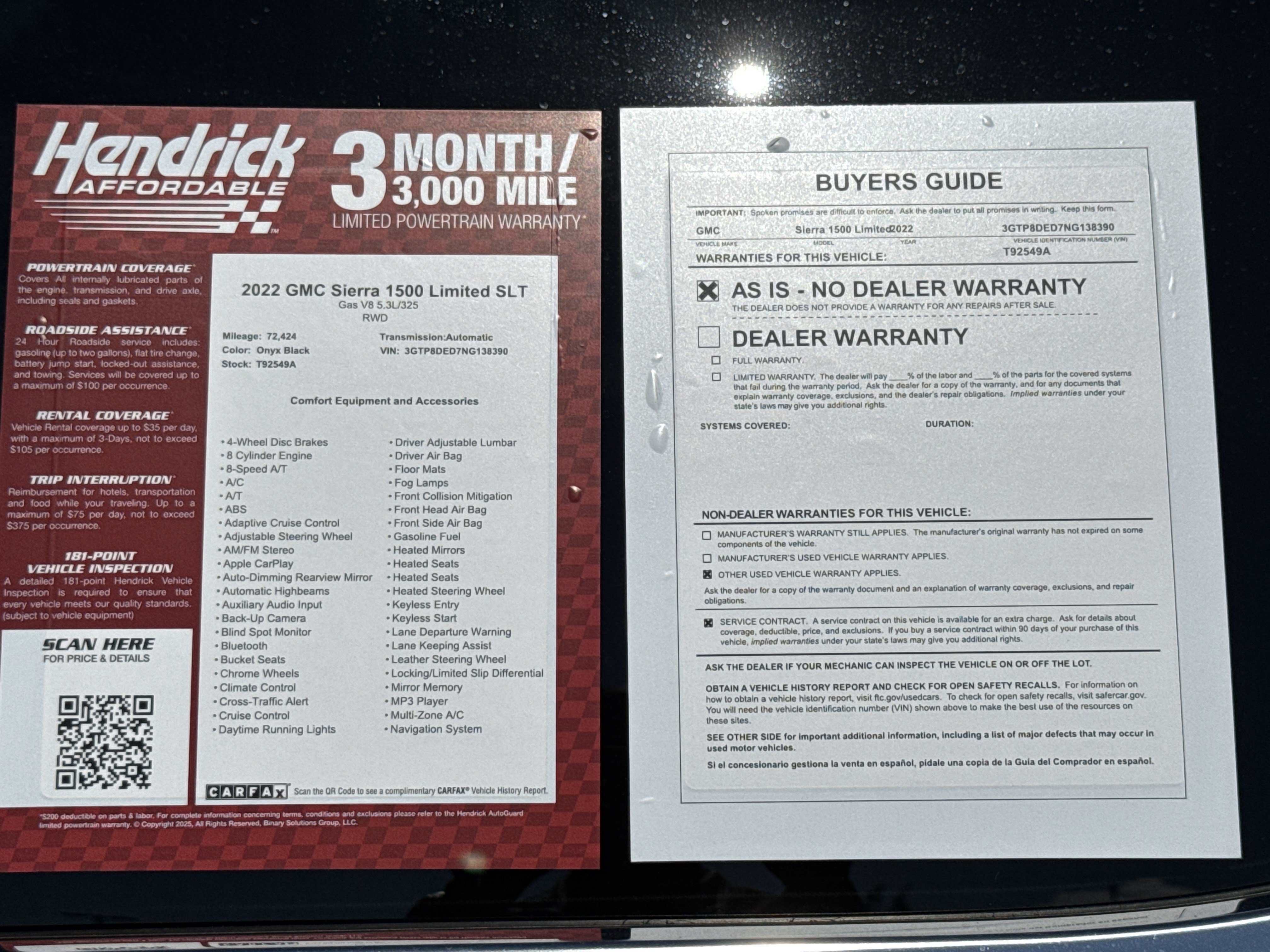 Used 2022 GMC Sierra 1500 SLT w/ SLT Premium Plus Package RWD image 37