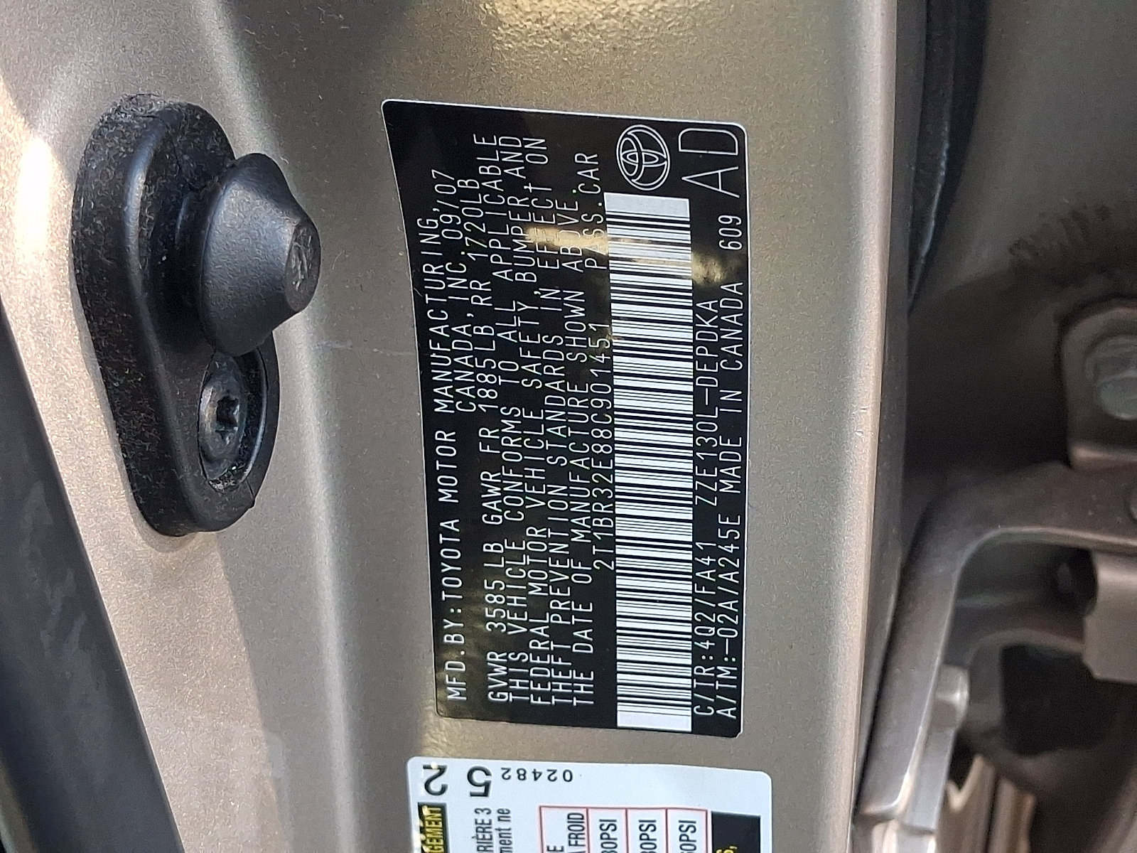 Used 2008 Toyota Corolla CE w/ Extra Value Upgrade Pkg FWD image 28