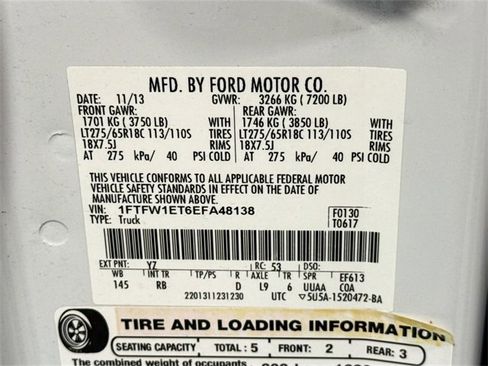 Used 2014 Ford F150 FX4 w/ Equipment Group 401A Mid image 22
