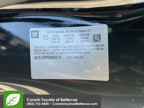 Used 2013 Chevrolet Camaro ZL1 RWD image 16
