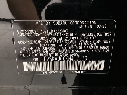 Used 2019 Subaru Forester Sport w/ Popular Package #2 AWD/4WD image 51