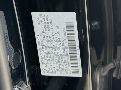 New 2026 Honda Ridgeline Black Edition image 40