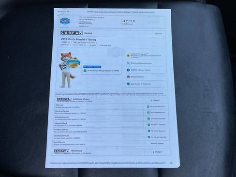 Used 2015 MAZDA MAZDA6 Touring FWD image 39