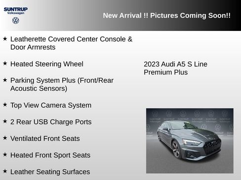 Used 2023 Audi A5 2.0T Premium Plus w/ Premium Plus AWD/4WD image 14