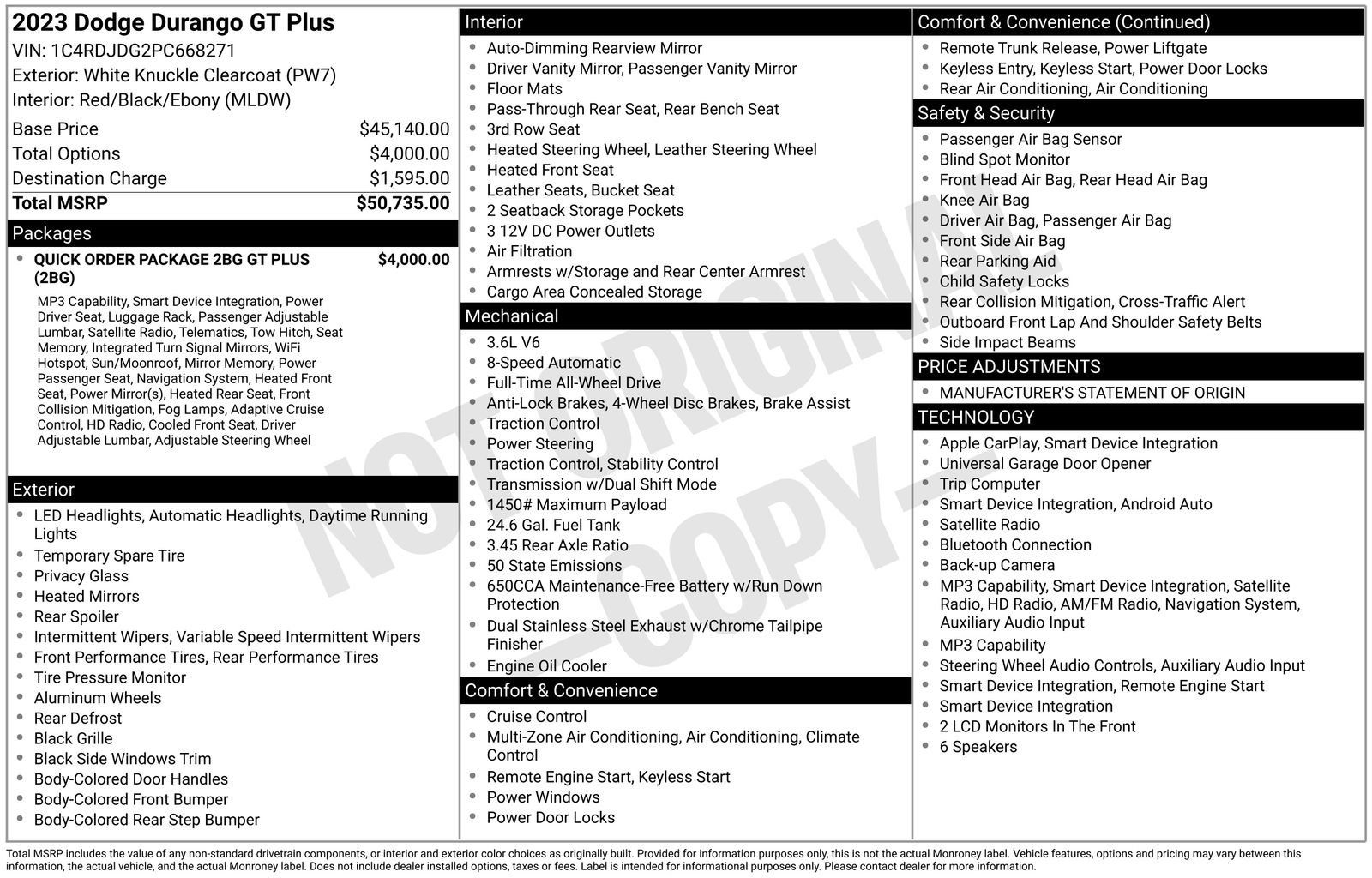 Used 2023 Dodge Durango GT AWD/4WD image 41