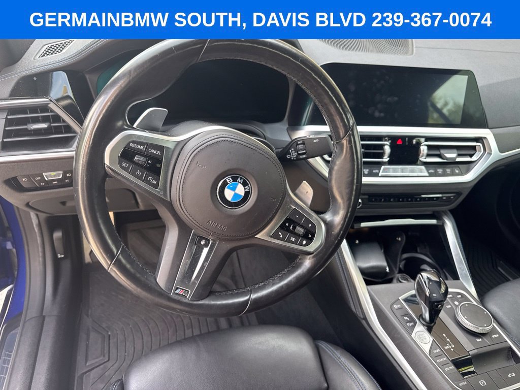Used 2021 BMW 430i Convertible w/ M Sport Package RWD image 14