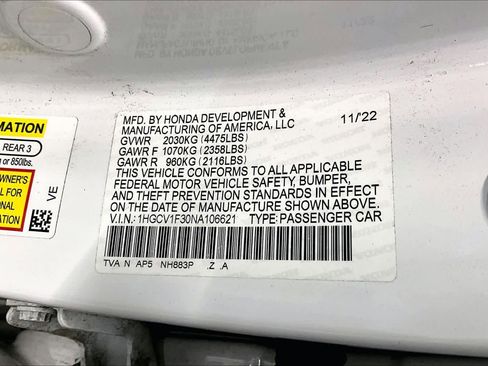 Used 2022 Honda Accord Sport image 36