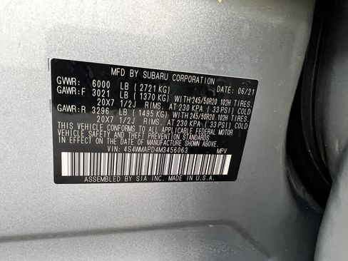 Used 2021 Subaru Ascent Limited w/ Technology Package image 32