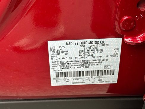 New 2026 Ford Explorer ST-Line w/ ST-Line Street Pack AWD/4WD image 41