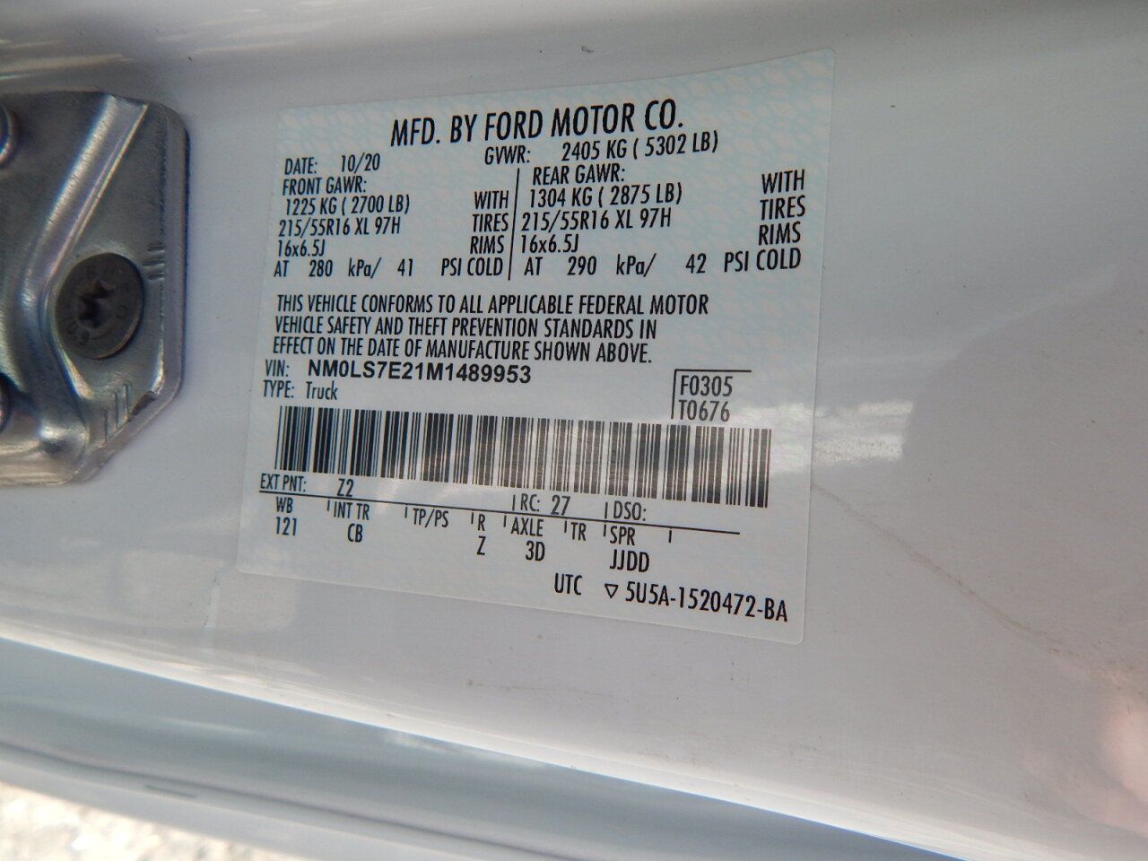 Used 2021 Ford Transit Connect XL FWD image 28