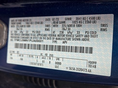 Certified 2023 Ford Escape ST-Line w/ Tech Pack #1 AWD/4WD image 25