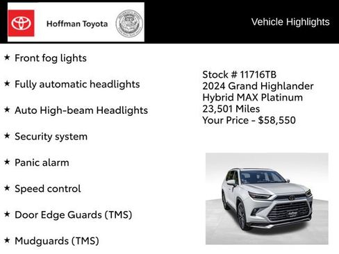 Used 2024 Toyota Grand Highlander AWD Hybrid image 37