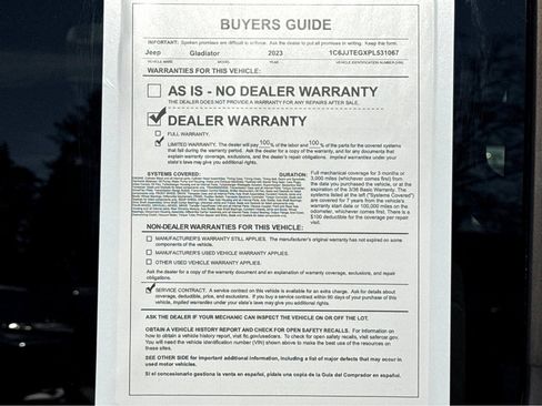 Certified 2023 Jeep Gladiator Mojave w/ Cold Weather Group image 26