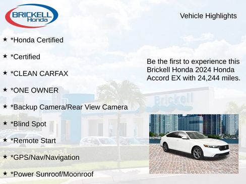 Used 2024 Honda Accord EX image 9