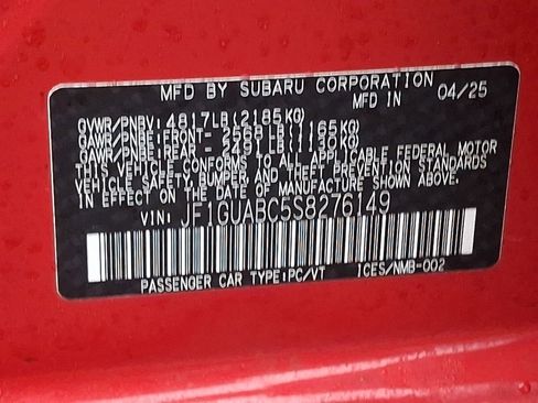 Certified 2025 Subaru Impreza 2.0i image 27