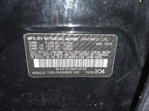 Used 2019 Mitsubishi Mirage G4 ES image 33