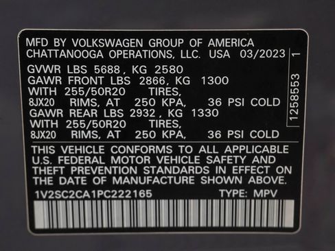 Used 2023 Volkswagen Atlas Cross Sport SEL R-Line AWD/4WD image 51