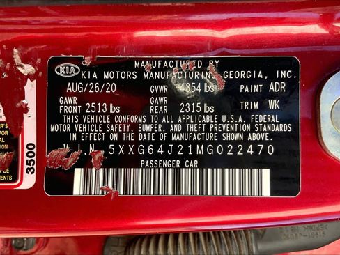 Used 2021 Kia K5 GT-Line w/ GT-Line FWD Premium Package image 36