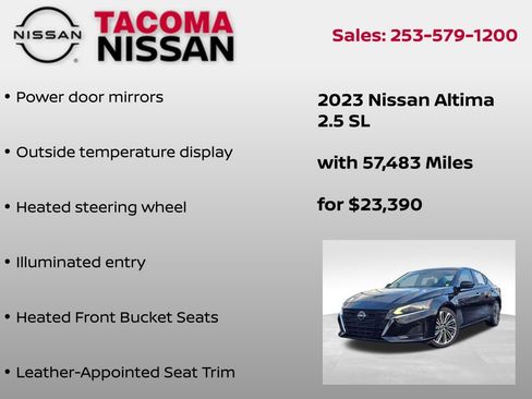 Used 2023 Nissan Altima 2.5 SL image 25