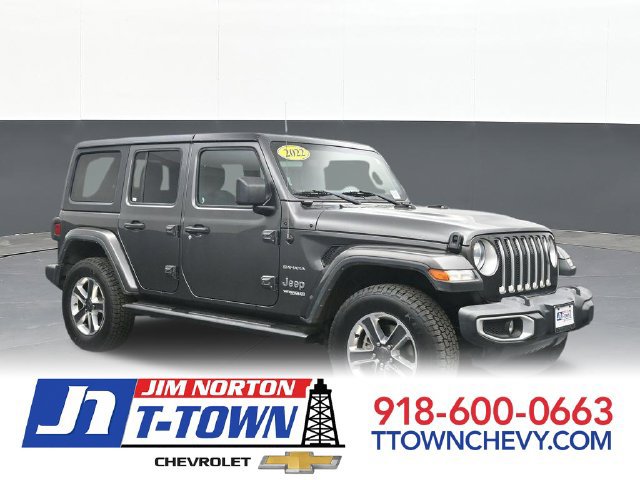 Used 2022 Jeep Wrangler Unlimited Sahara w/ Cold Weather Group AWD/4WD 360° Tour