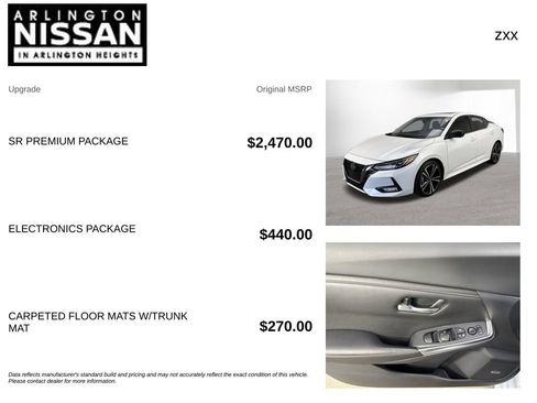 Used 2023 Nissan Sentra SR w/ SR Premium Package FWD image 4