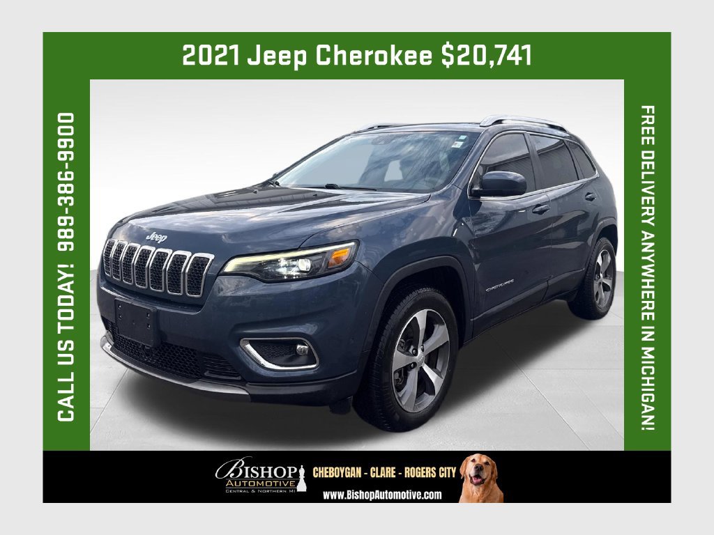 Used 2021 Jeep Cherokee Limited w/ Mopar Interior Package AWD/4WD 360° Tour