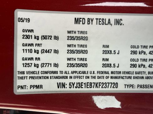 Used 2019 Tesla Model 3 Long Range AWD/4WD image 33