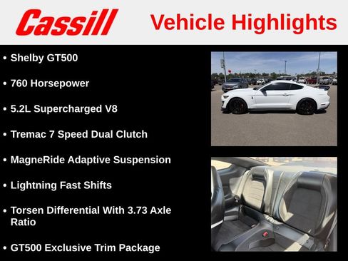 Used 2022 Ford Mustang Shelby GT500 w/ Technology Package RWD image 6