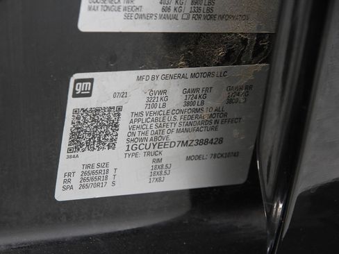 Certified 2021 Chevrolet Silverado 1500 RST w/ Z71 Off-Road Package image 23