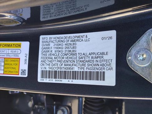 New 2026 Honda Accord Touring image 17