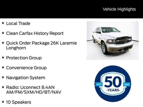 Used 2015 RAM 1500 Laramie Longhorn w/ Convenience Group AWD/4WD image 6